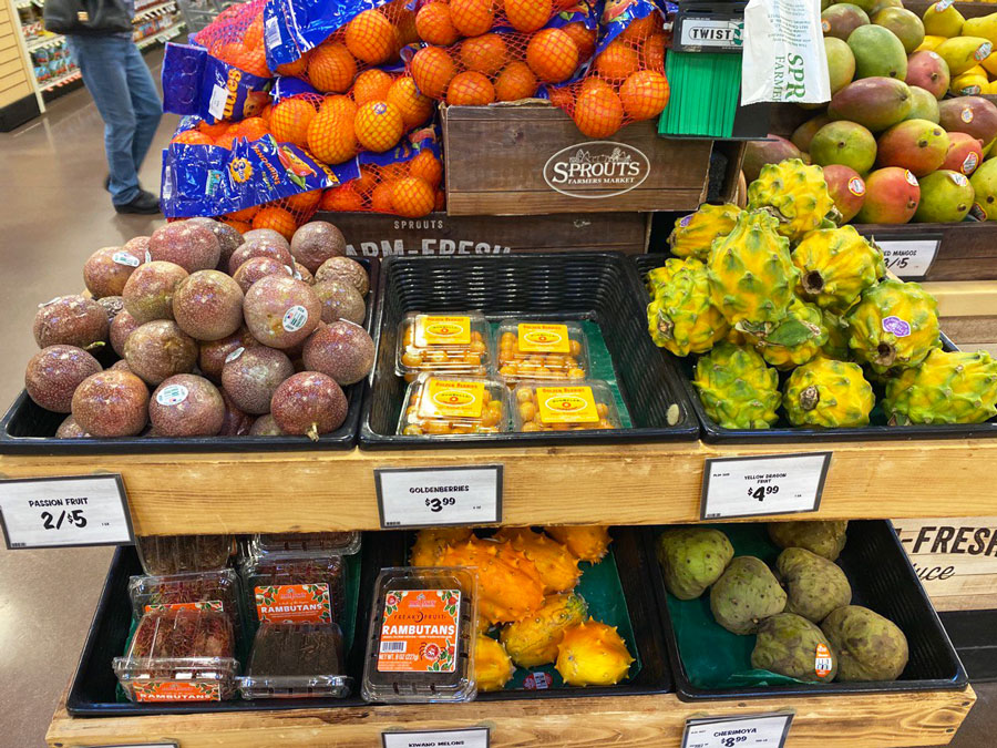 Tropical Fruits in Sprouts Farmers Market