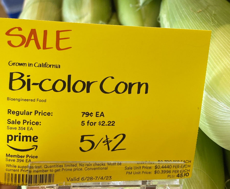 Grown in California Bi-Color Corn