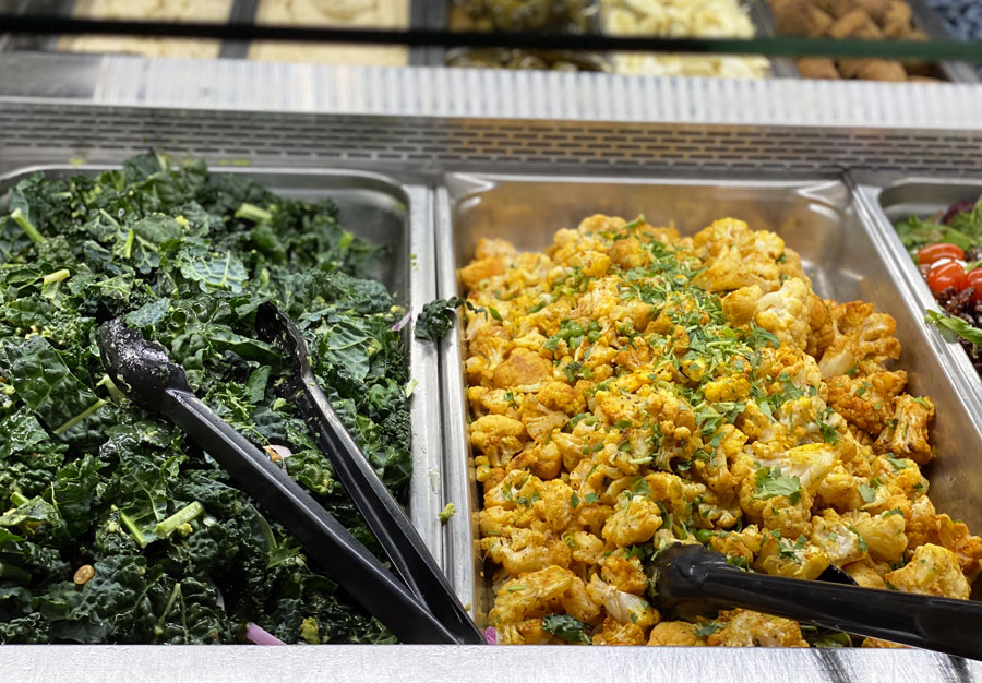 Crackling Cauliflower in The Whole Foods Hot Bar